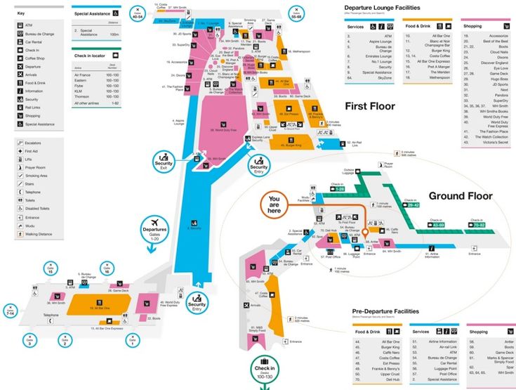 Birmingham Airport Guide to Services and Facilities